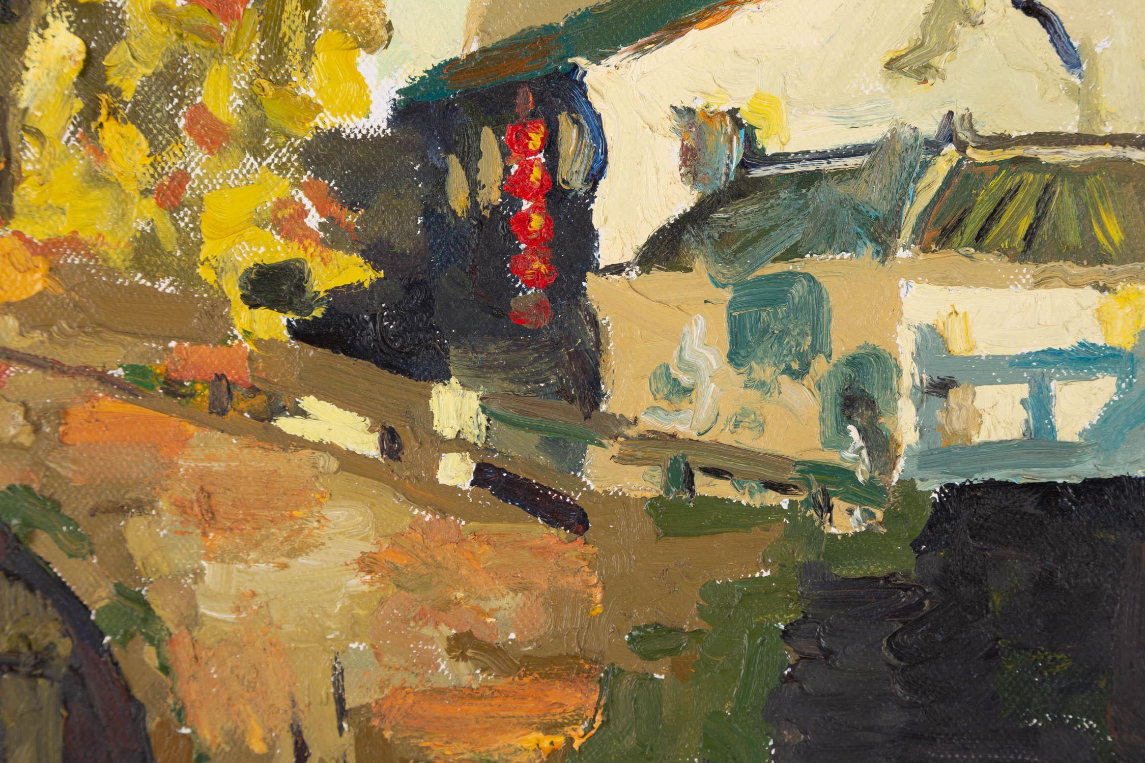 Tong Wu Impressionist Original Oil On Canvas 