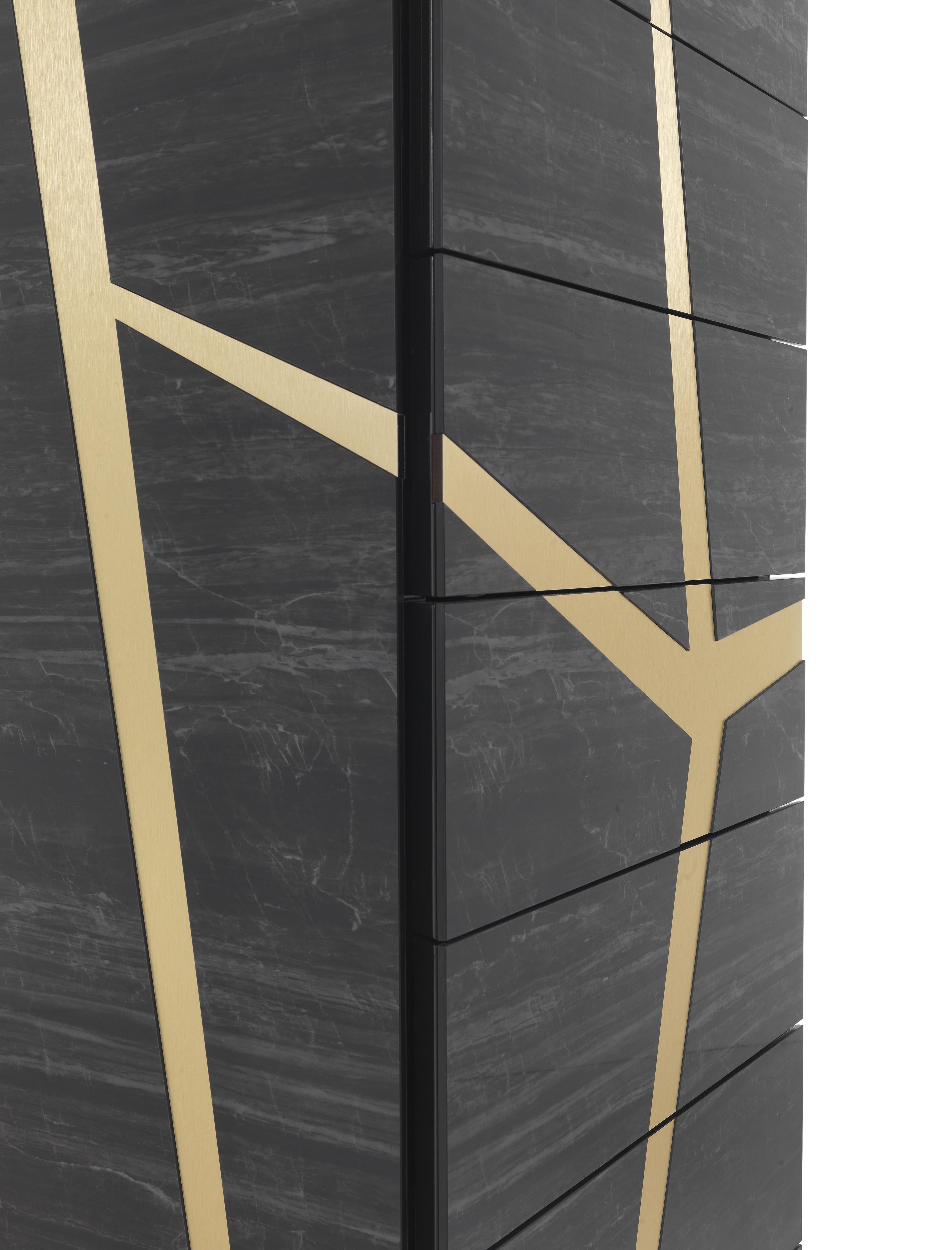 Modern 21st Century Tonga Chest of Drawers in Gres by Roberto Cavalli Home Interiors For Sale