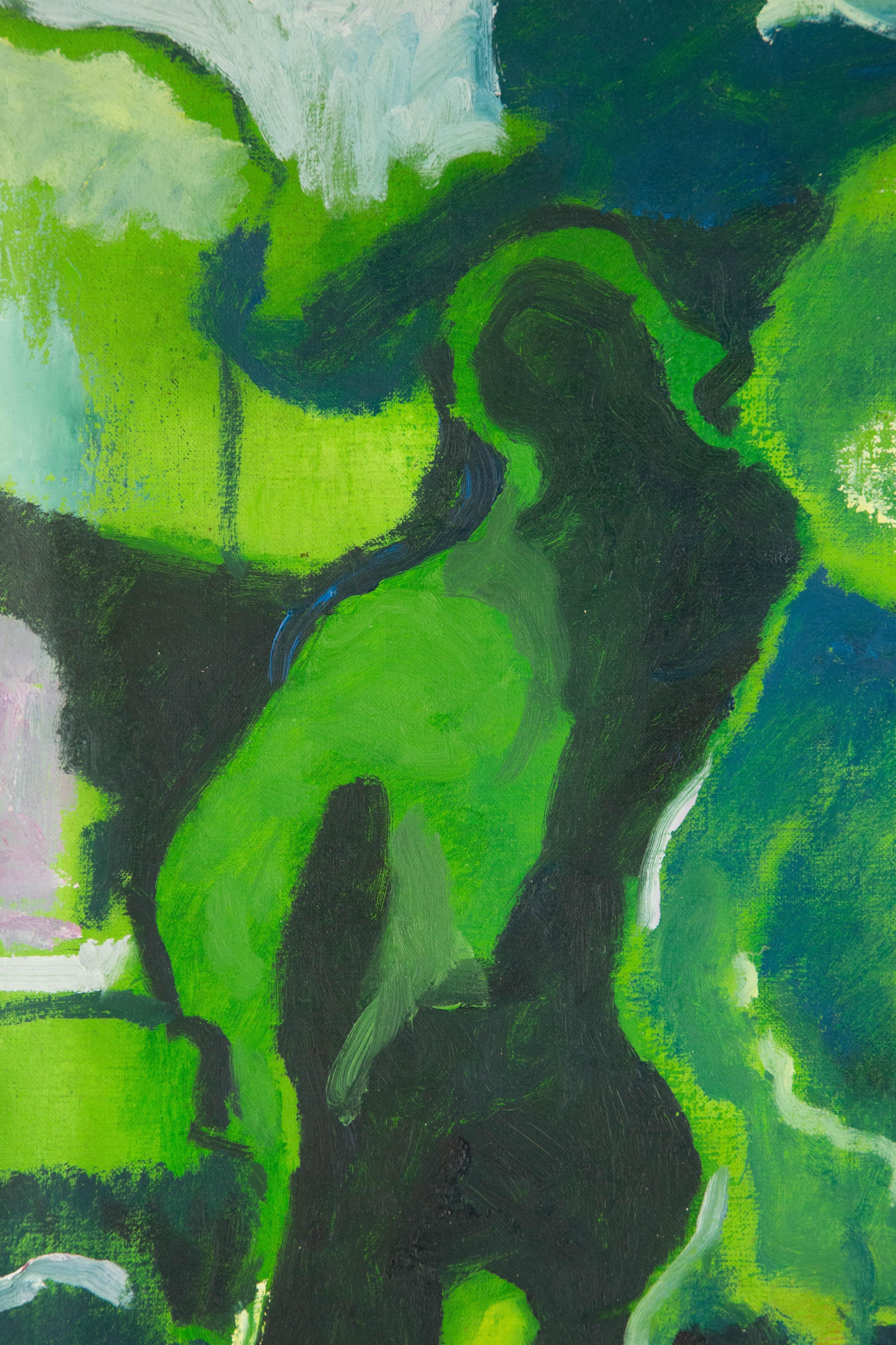 Tongshan Xue Abstract Original Oil On Canvas 
