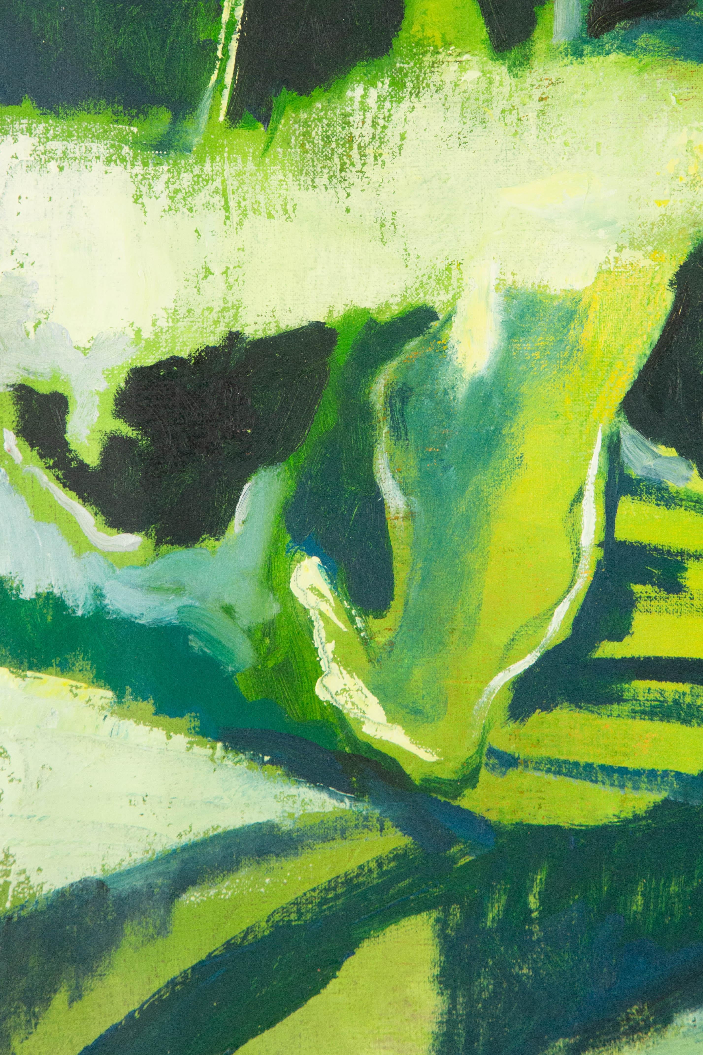 Tongshan Xue Abstract Original Oil On Canvas 