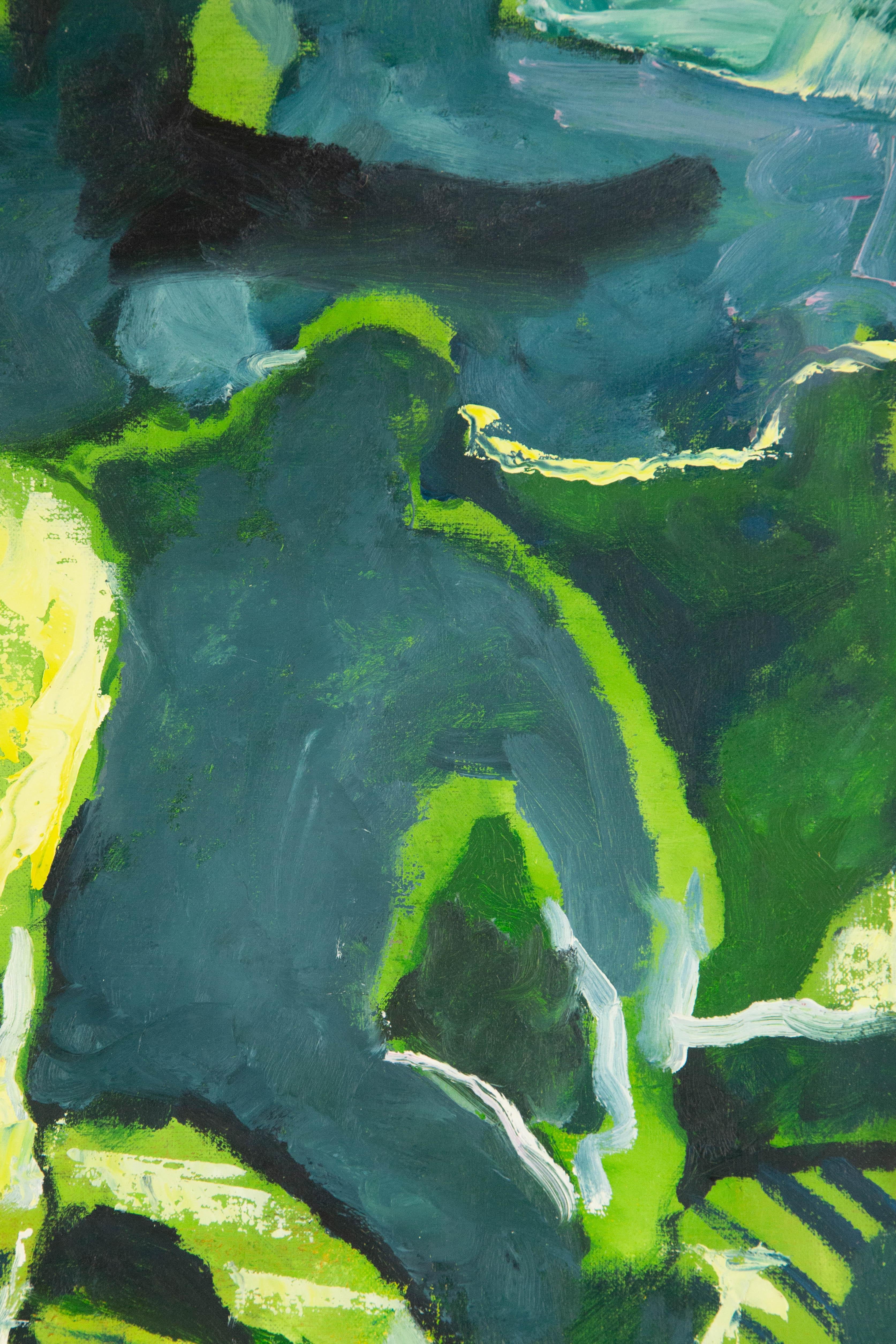 Tongshan Xue Abstract Original Oil On Canvas 