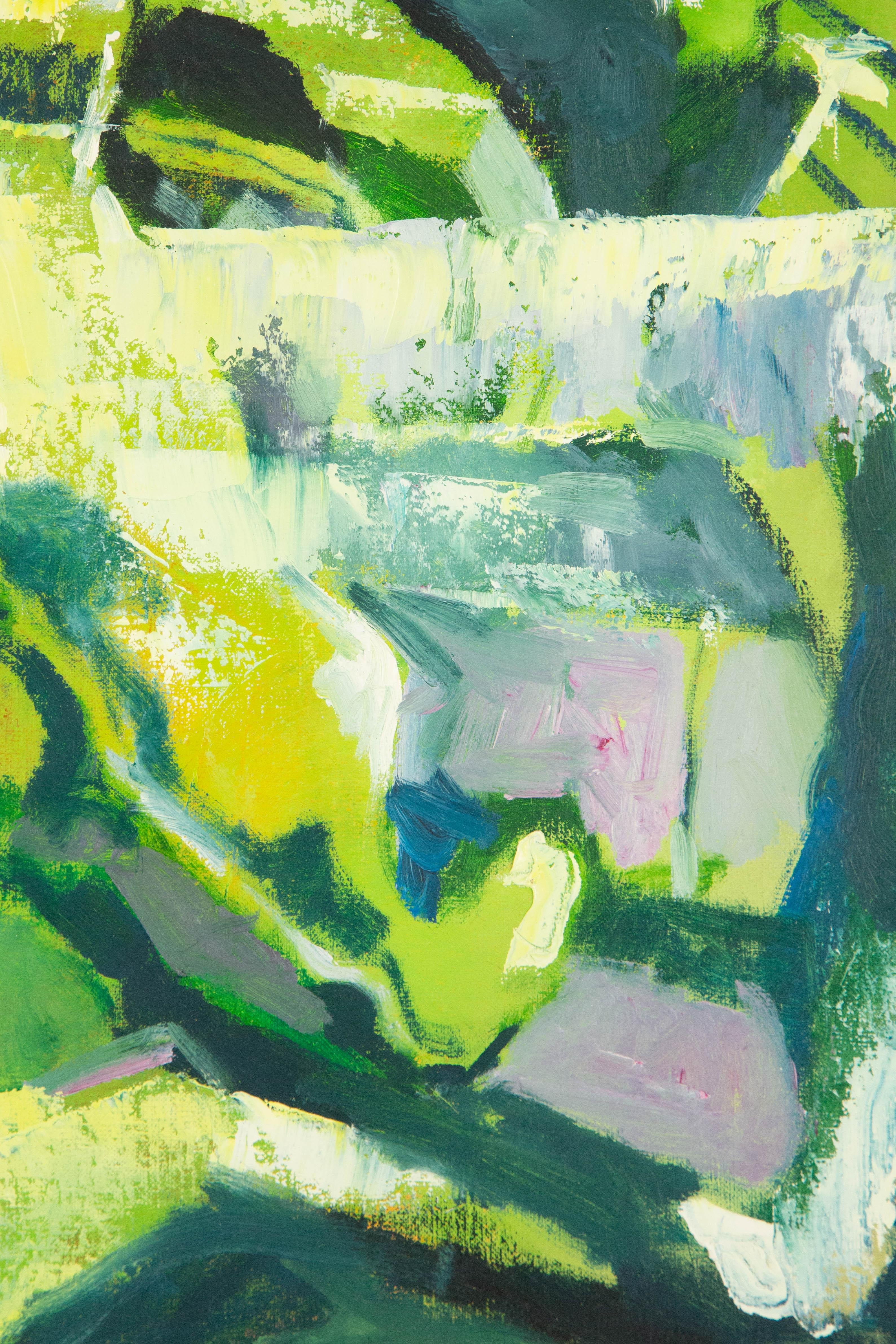 Tongshan Xue Abstract Original Oil On Canvas 