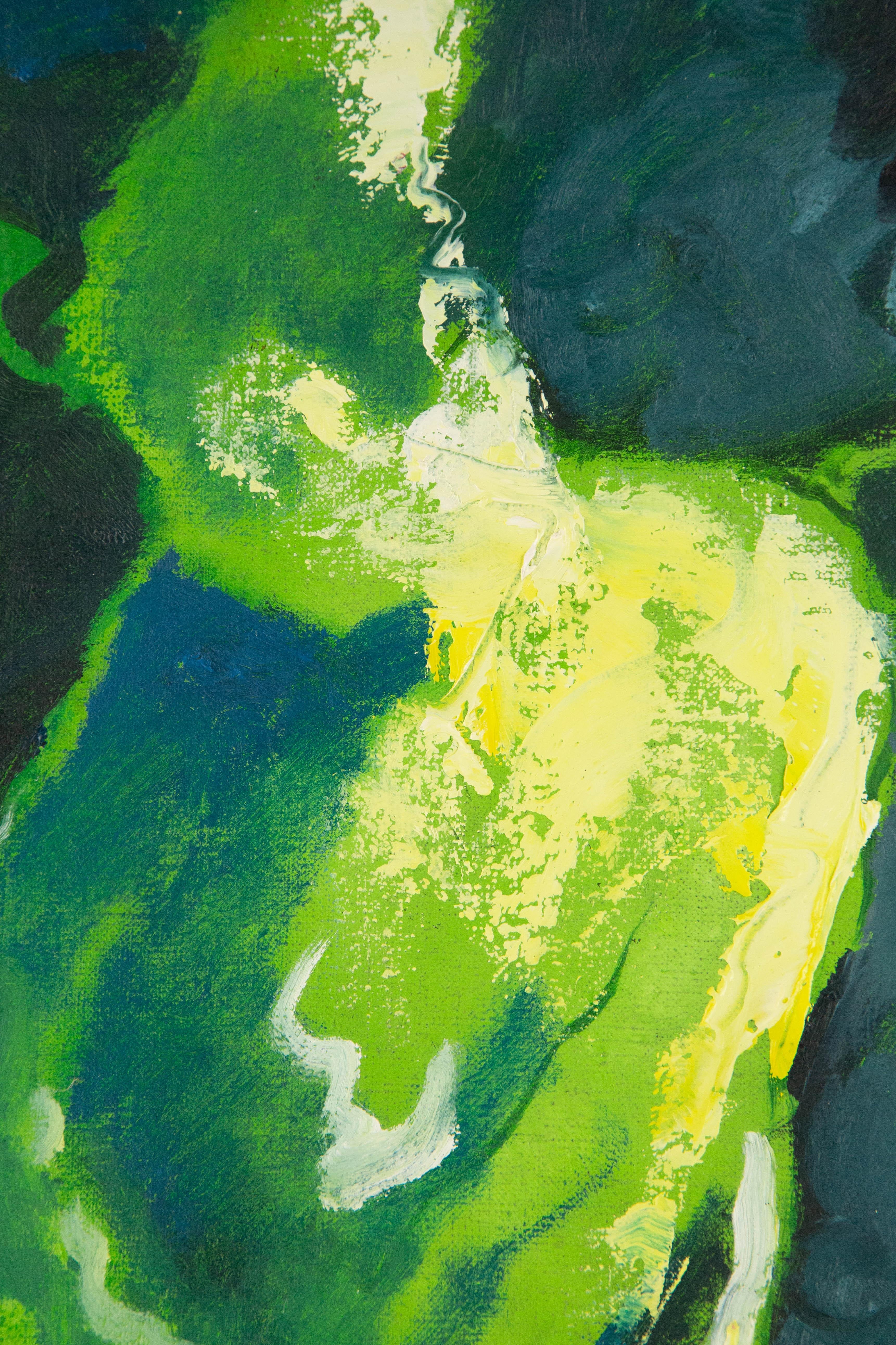 Tongshan Xue Abstract Original Oil On Canvas 