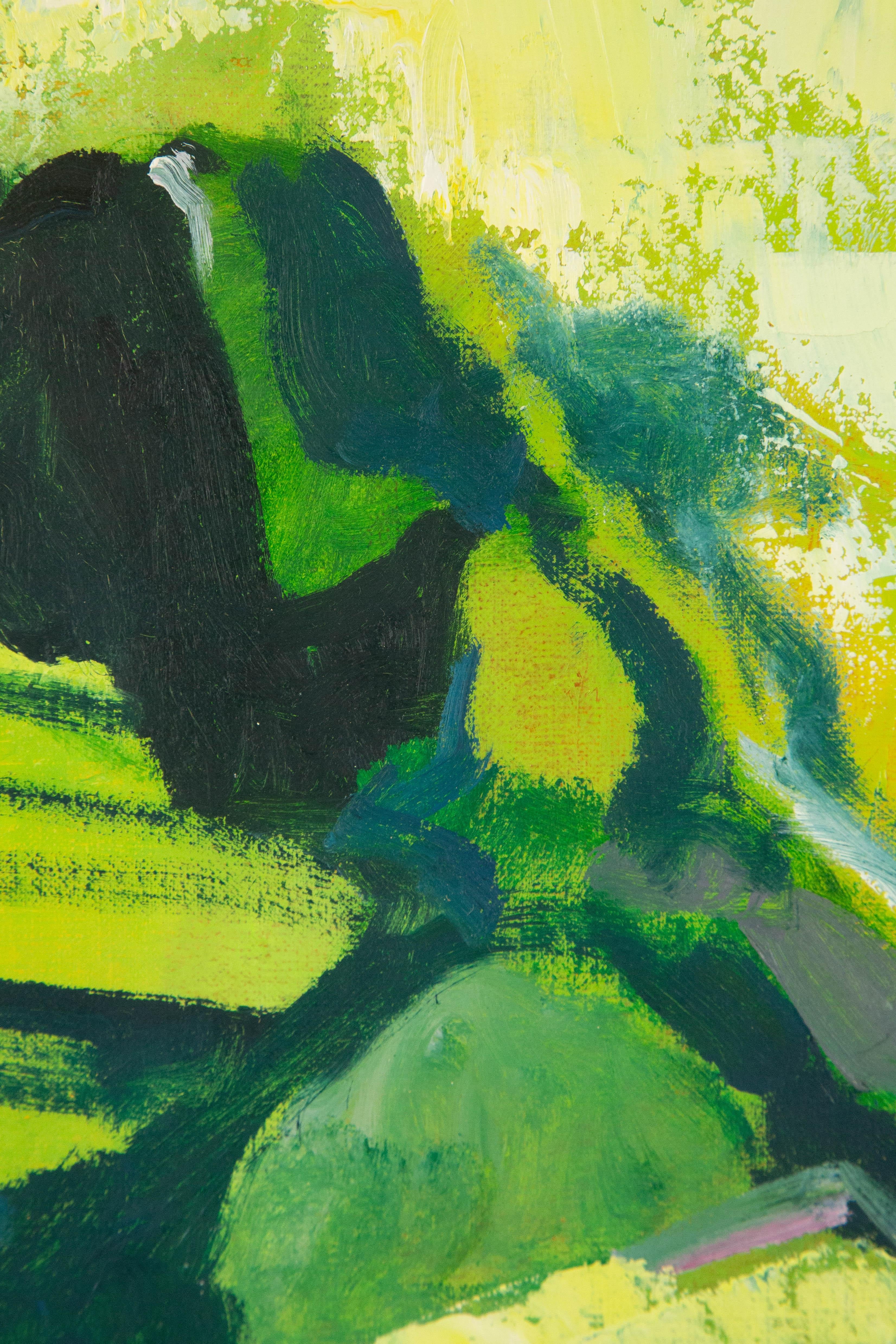 Tongshan Xue Abstract Original Oil On Canvas 