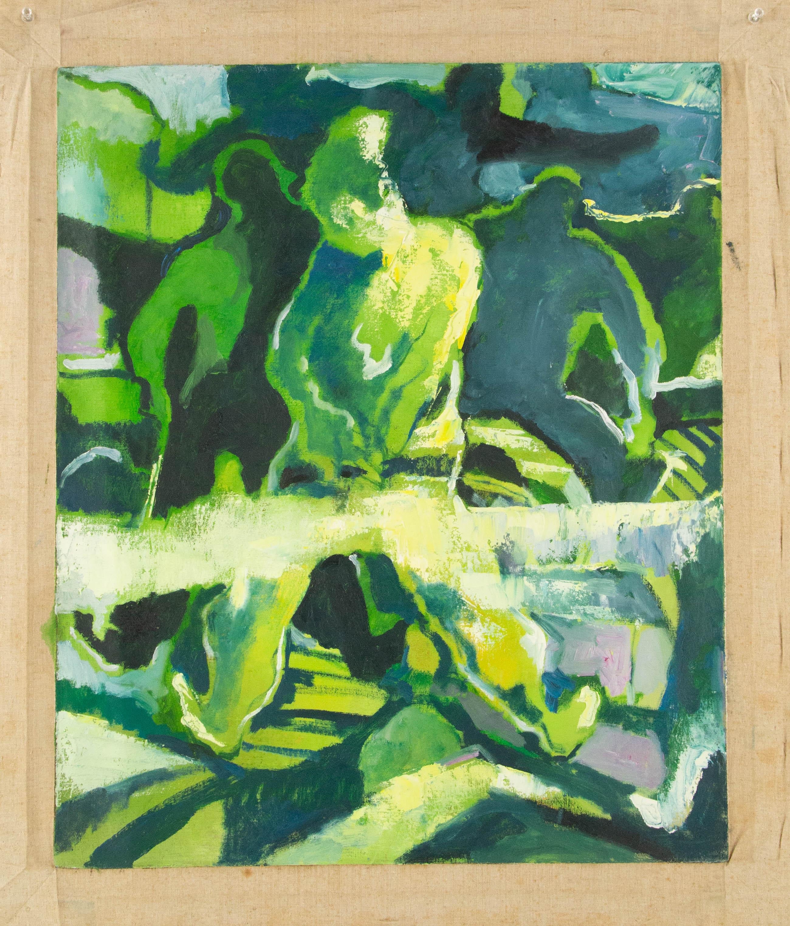 Tongshan Xue Abstract Original Oil On Canvas 
