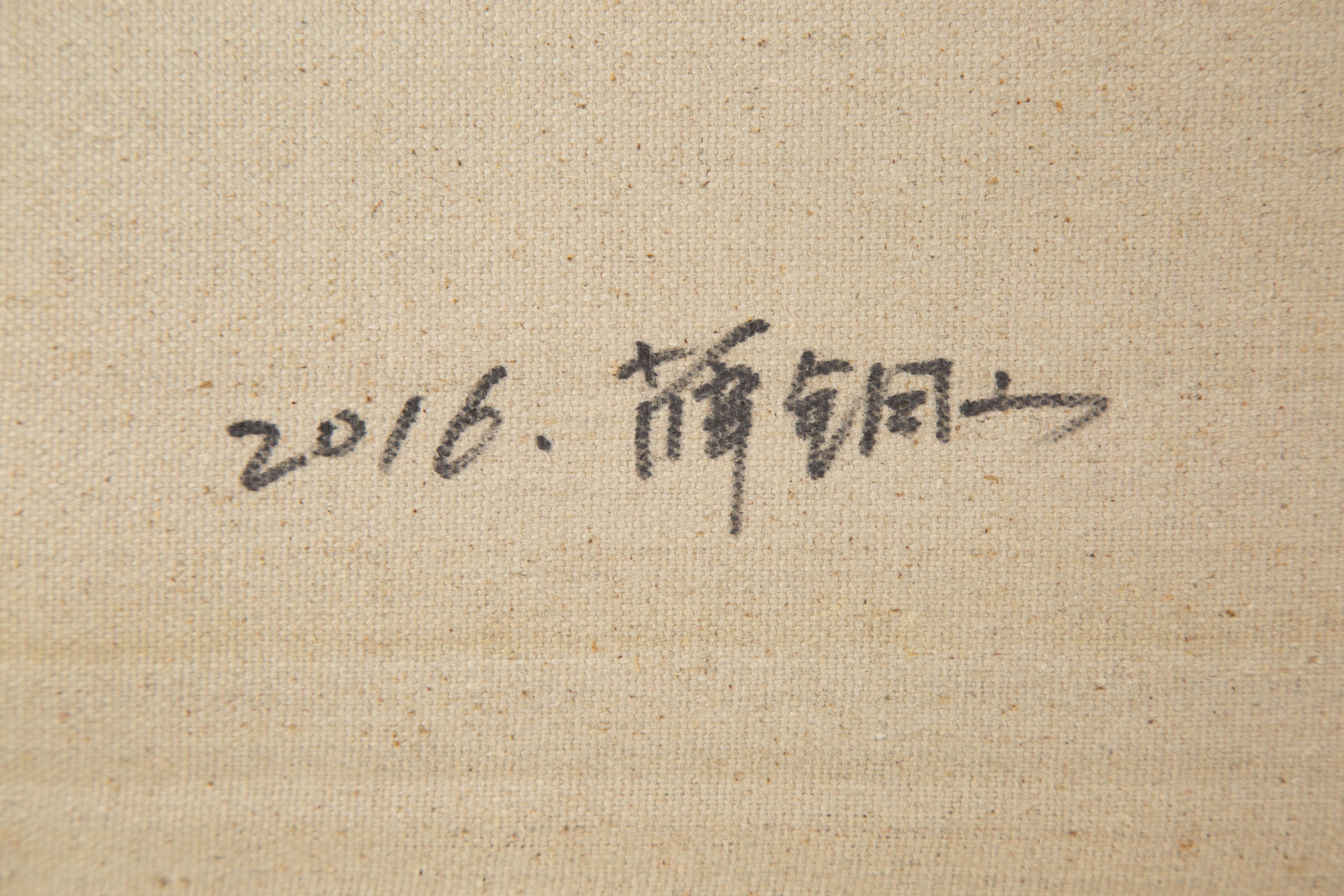 Tongshan Xue Landscape Original Acrylic On Canvas 