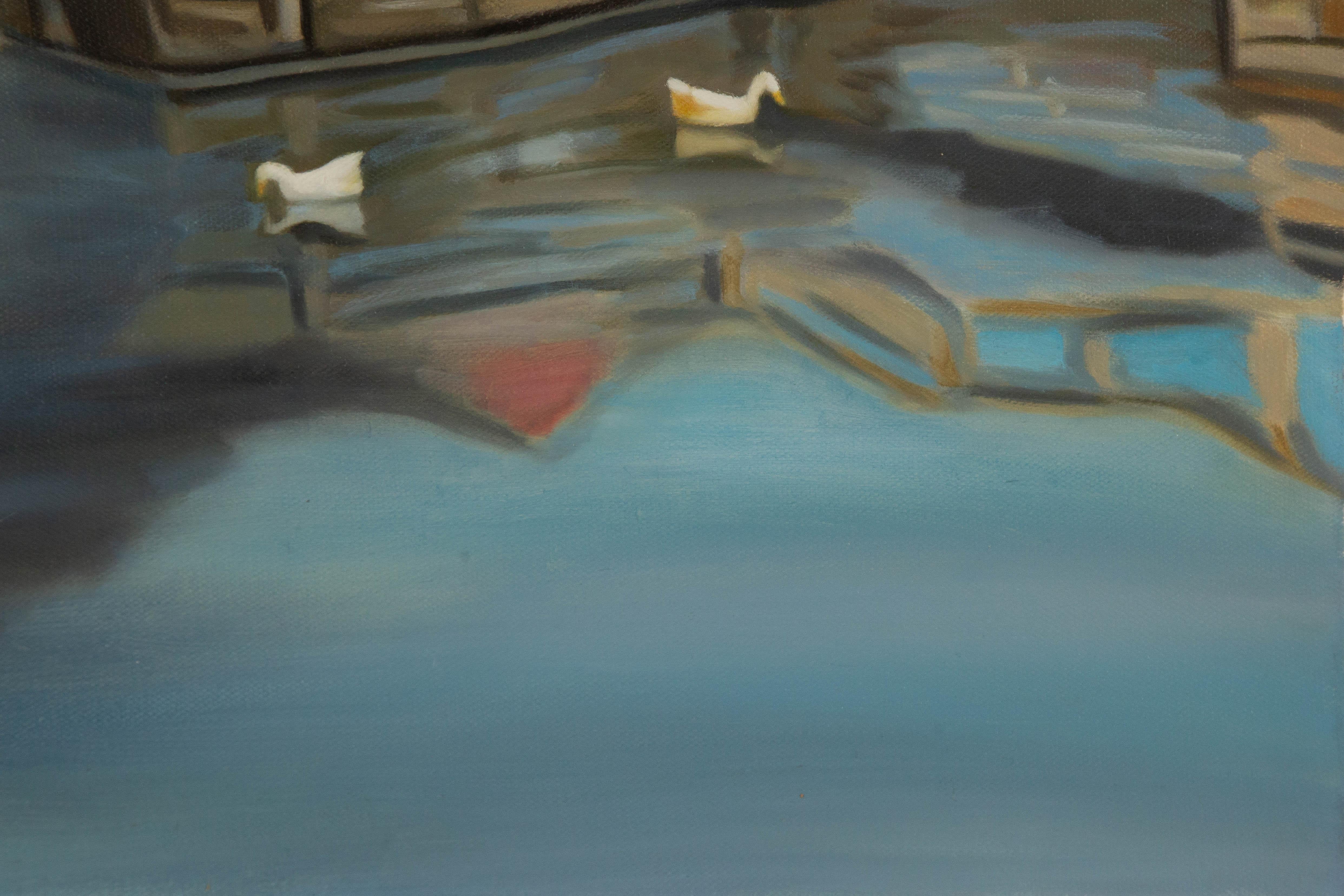 Tongshan Xue Landscape Original Acrylic On Canvas 