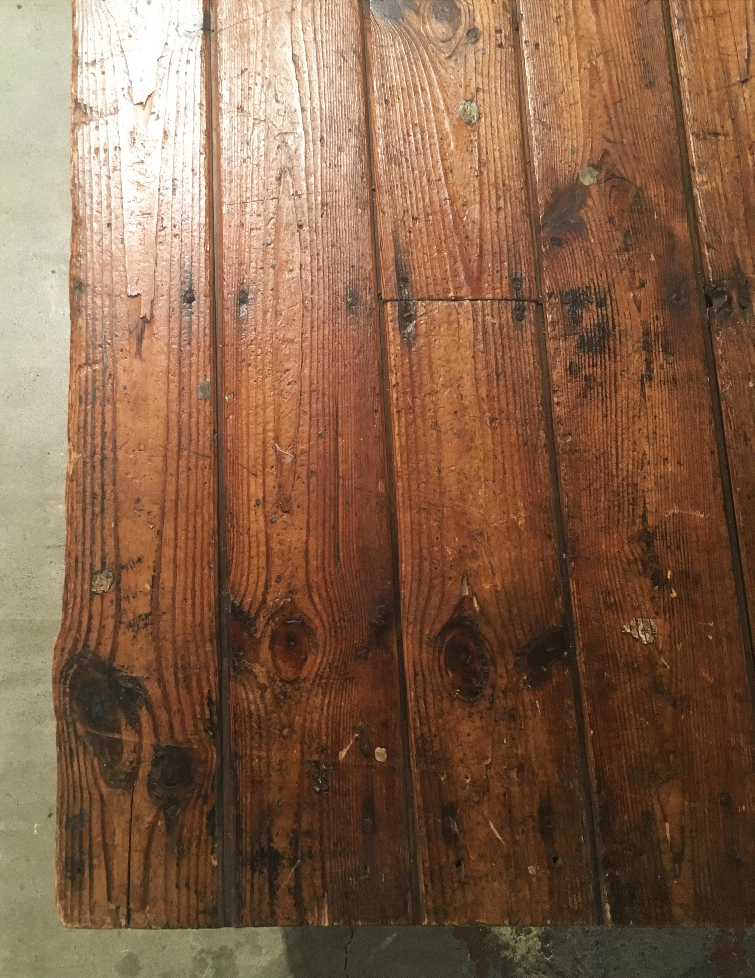 antique bakers table