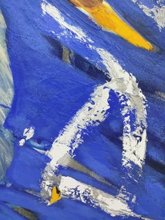 Peinture acrylique abstraite en techniques mixtes d'Antoni Amat, XXIe siècle