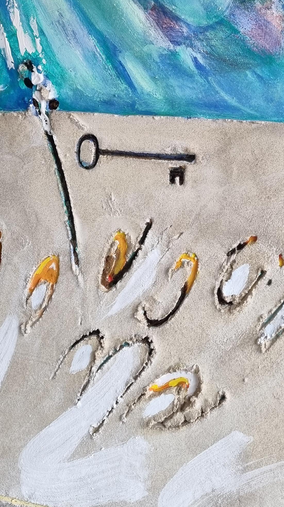 Antoni Amat   pintura acrílica abstracta de técnica mixta 1