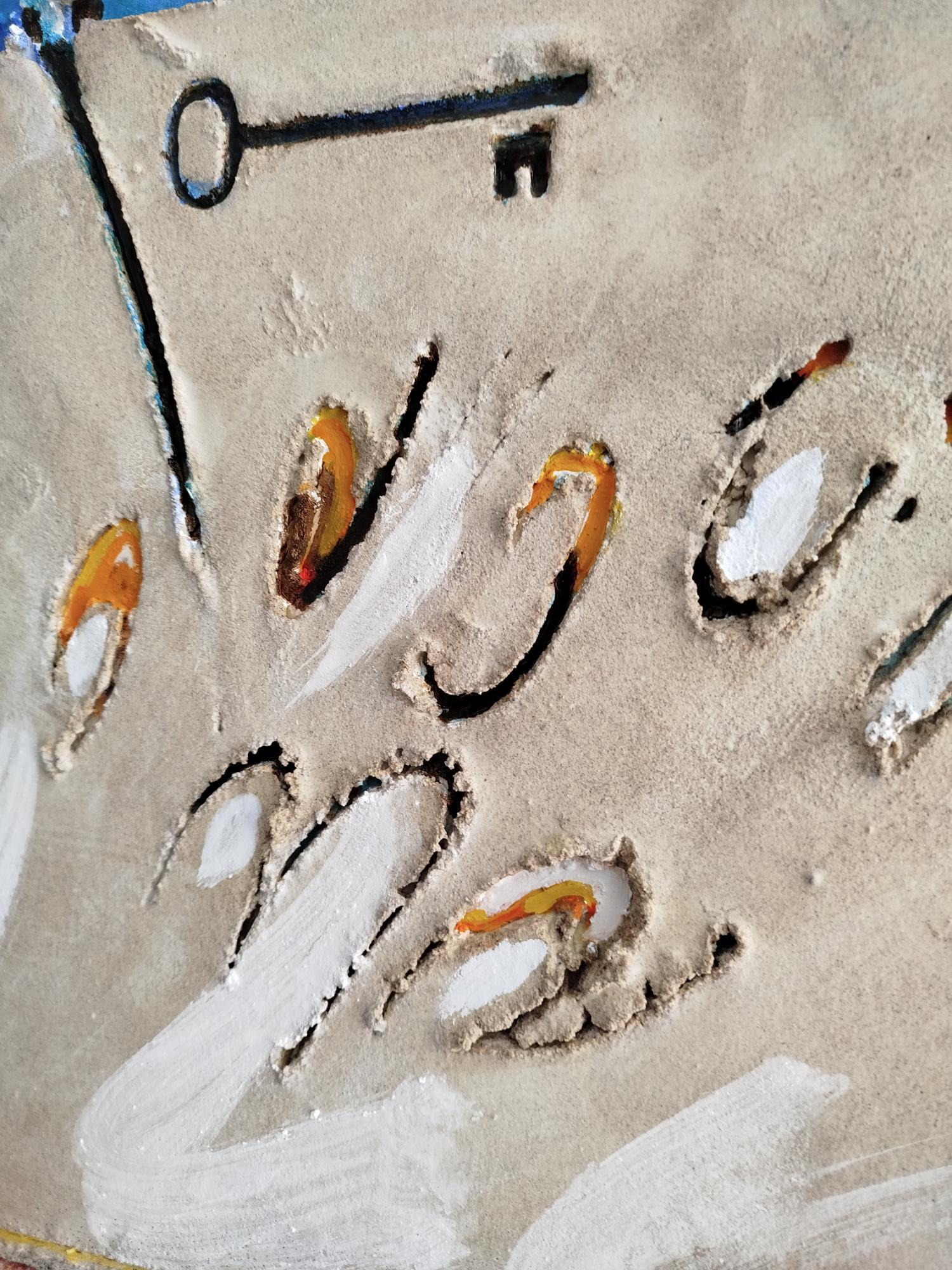 Antoni Amat   pintura acrílica abstracta de técnica mixta 4