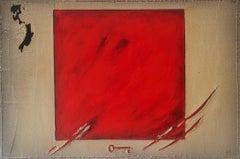 Antoni Amat Abstraktes Acrylgemälde in Mischtechnik, Original