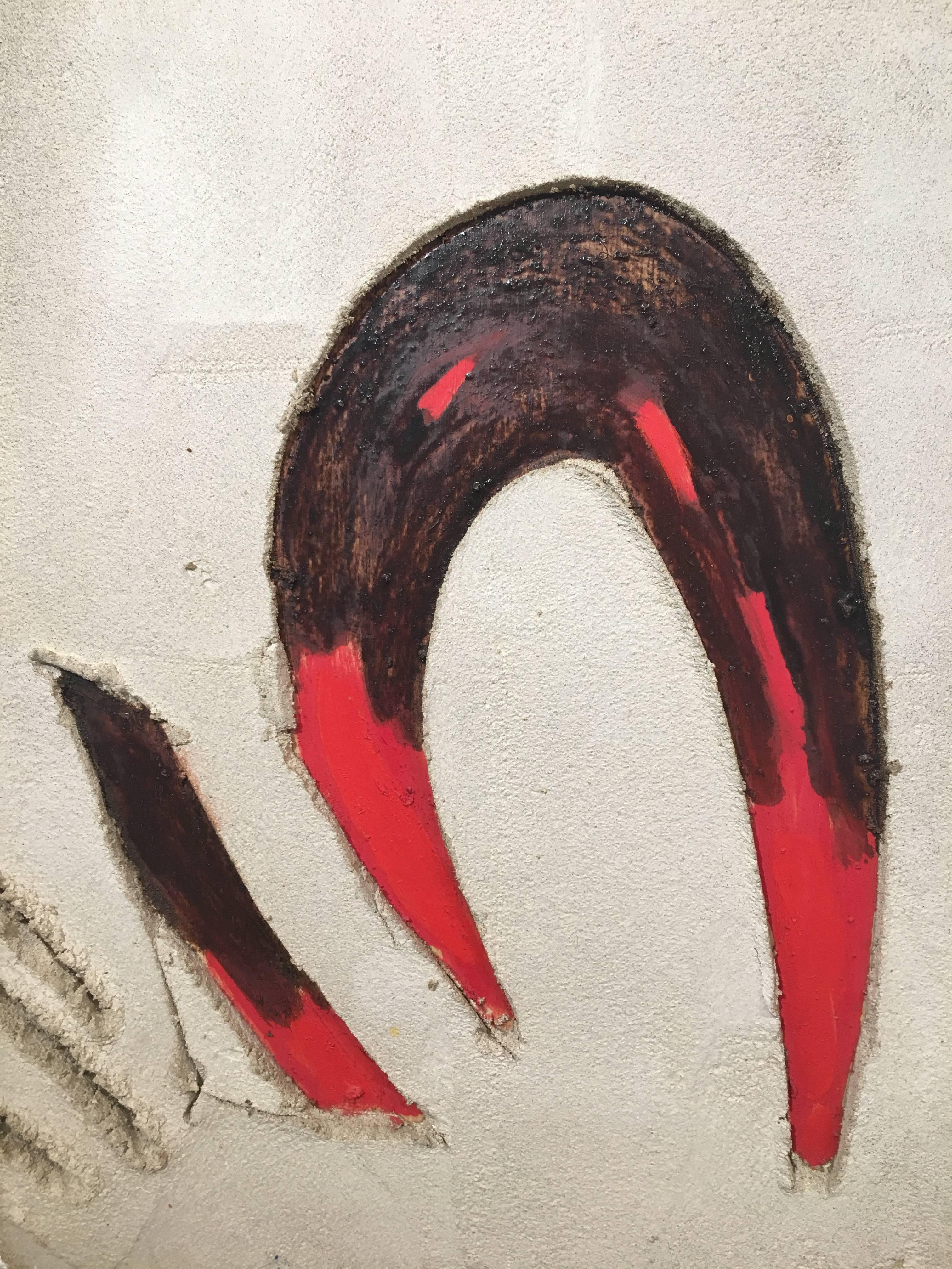 Antoni Amat  Cuadrado   Textura  Collage   pintura acrílica en técnica mixta - Abstract Painting Gris de Toni AMAT