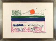 Viva la libertà - Etching by Toni Bonavita - 1972
