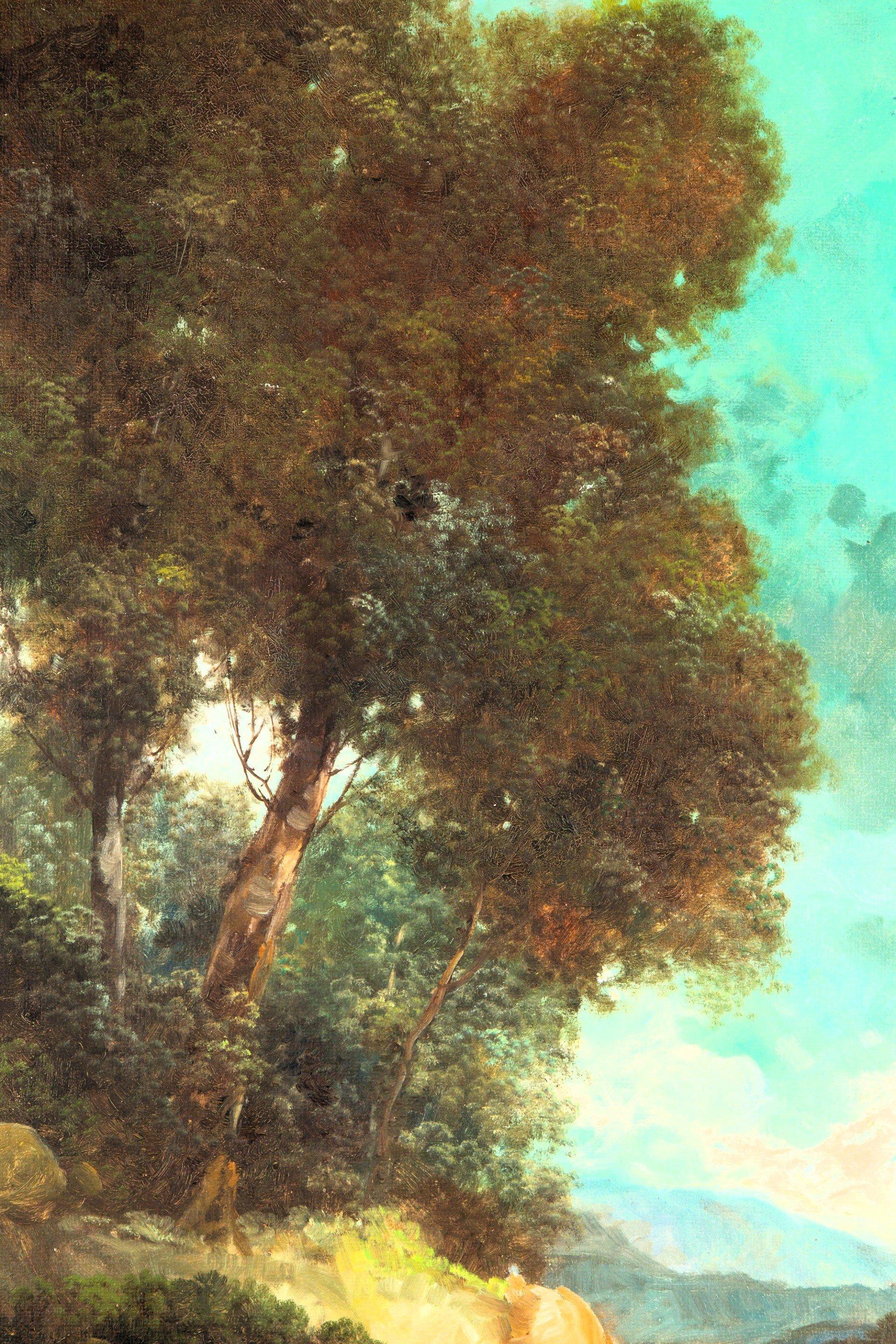 Capriccio landscape painting by TONI BORDIGNON (1921-), in the Old Master style For Sale 8