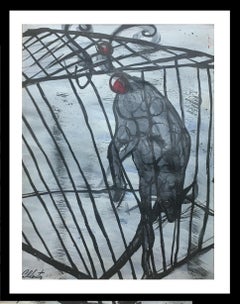 Caldentey  Circo  pintura acrílica neoexpresionista original