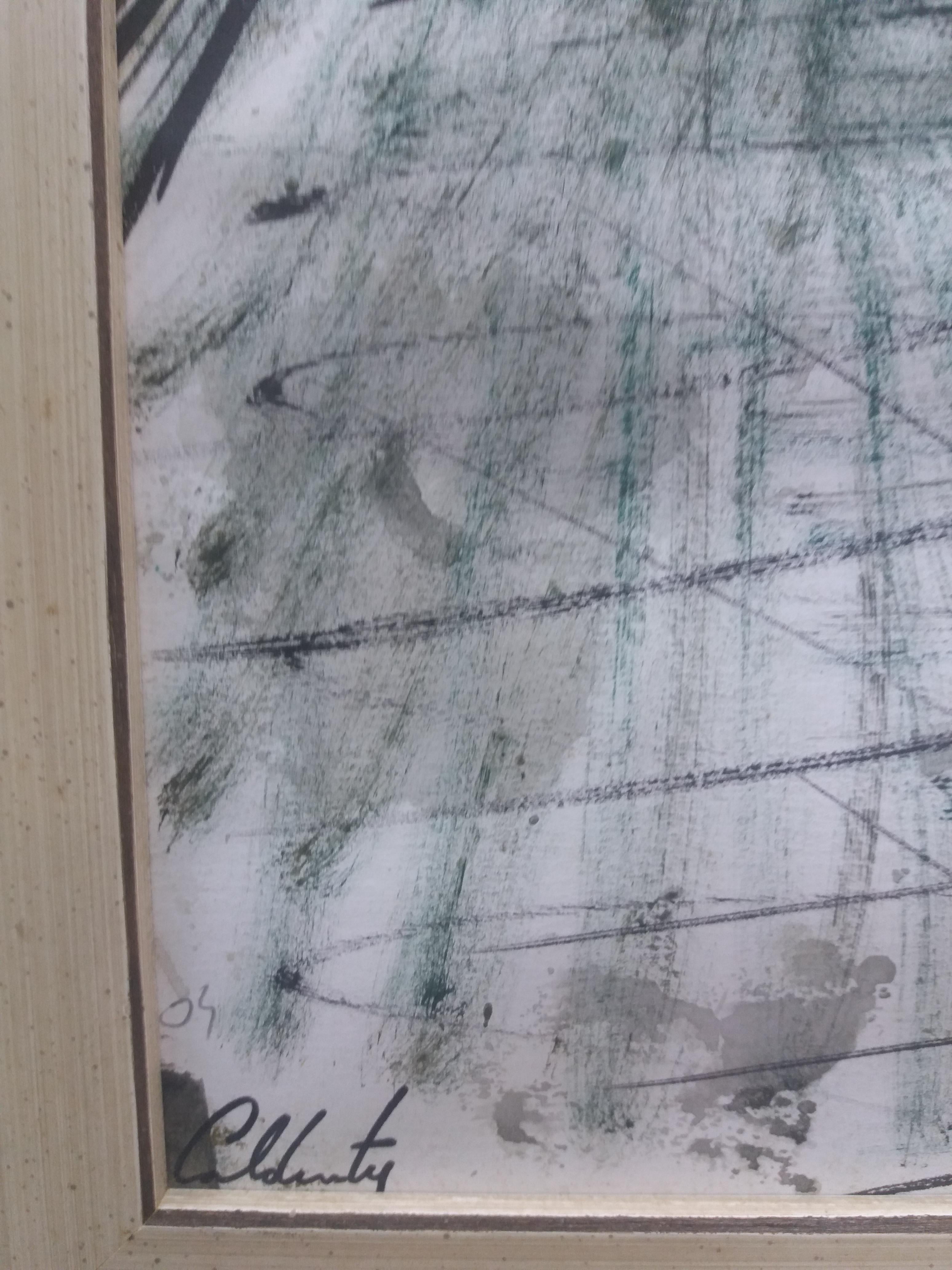 Caldentey  CITY original neo figurative acrylic paintng - Contemporary Painting by Toni CALDENTEY