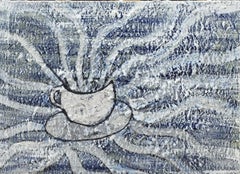 Caldentey Desayuno pittura acrilica neo-espressionista