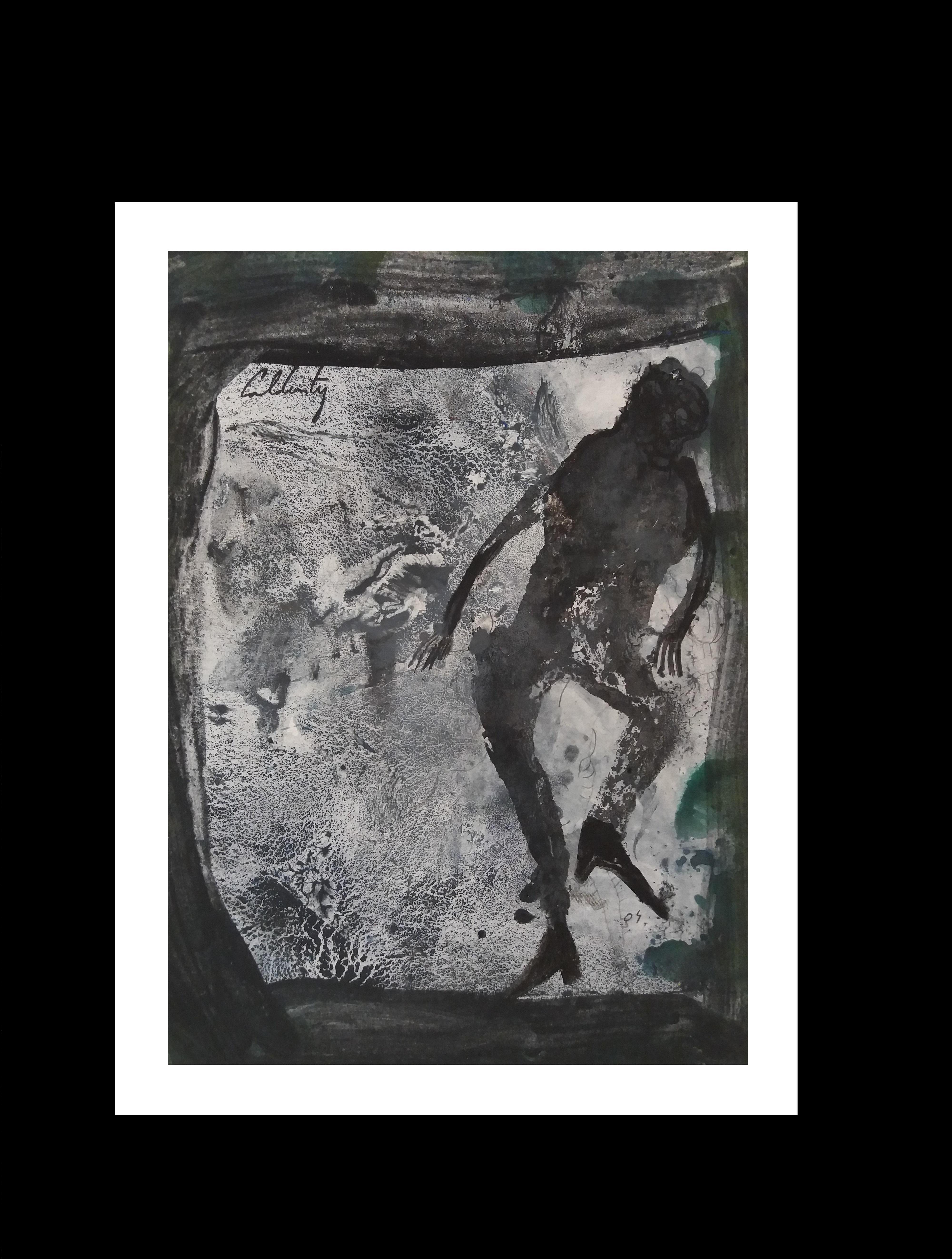 Caldentey  Originales figuratives Aquarell-Papiergemälde von Mallorca – Painting von Toni CALDENTEY
