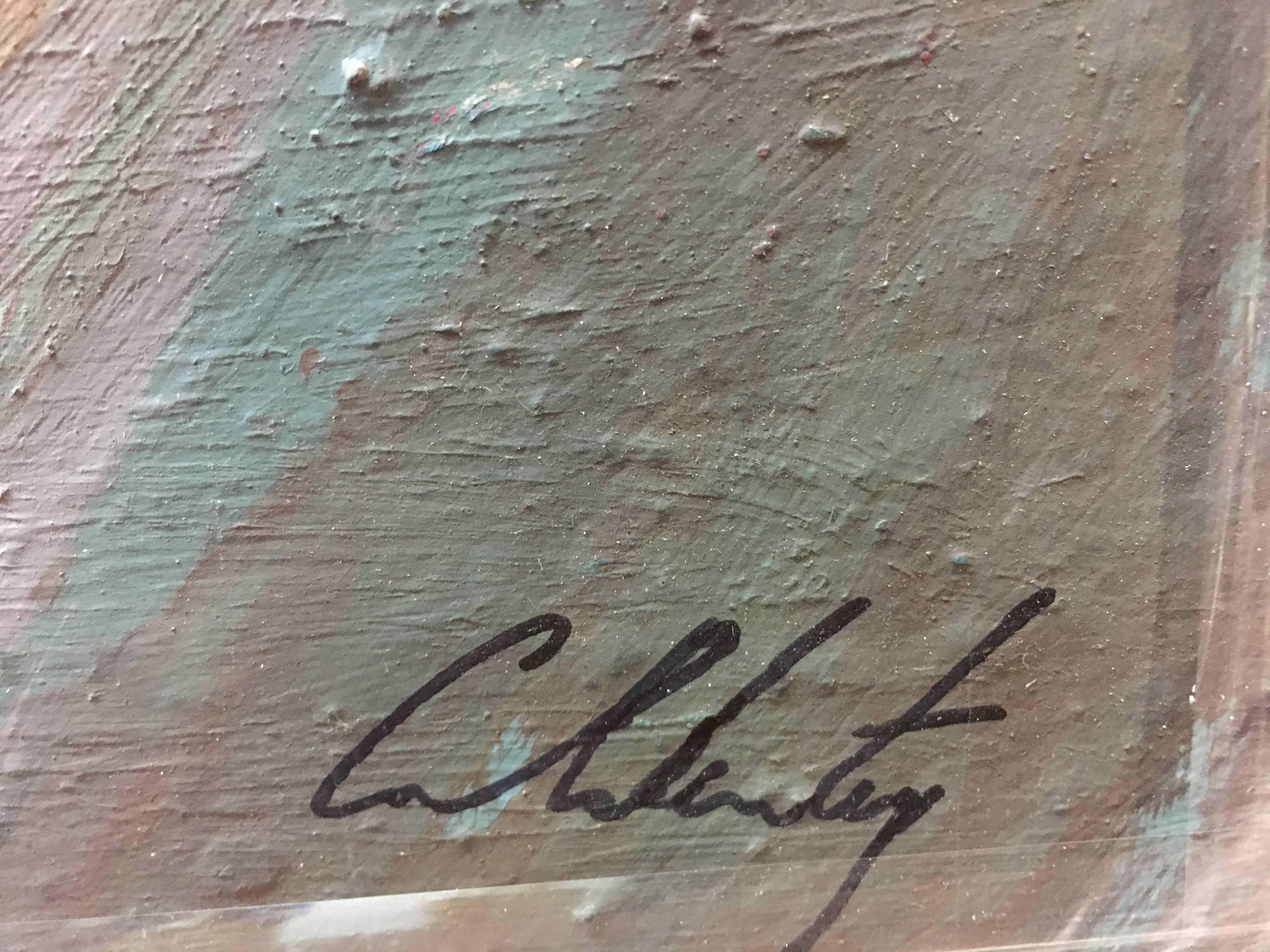 Caldentey  Parigi Personaggio originale neo-espressionista  pittura acrilica - 2014 in vendita 1