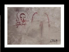 Caldentey  Serie Mallorca original Neo Figurative watercolor paper painting