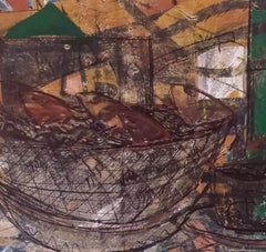 Caos marino.original neo figurative  painting