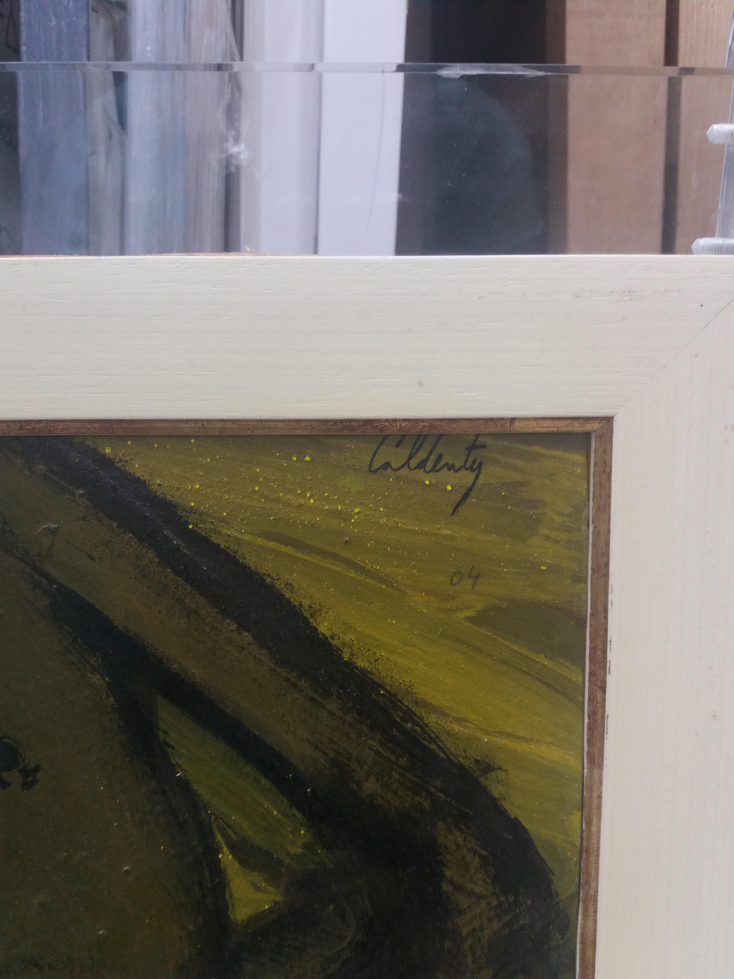 Toni CALDENTEY   Hombre pintura acrílica neofigurativa original en venta 2