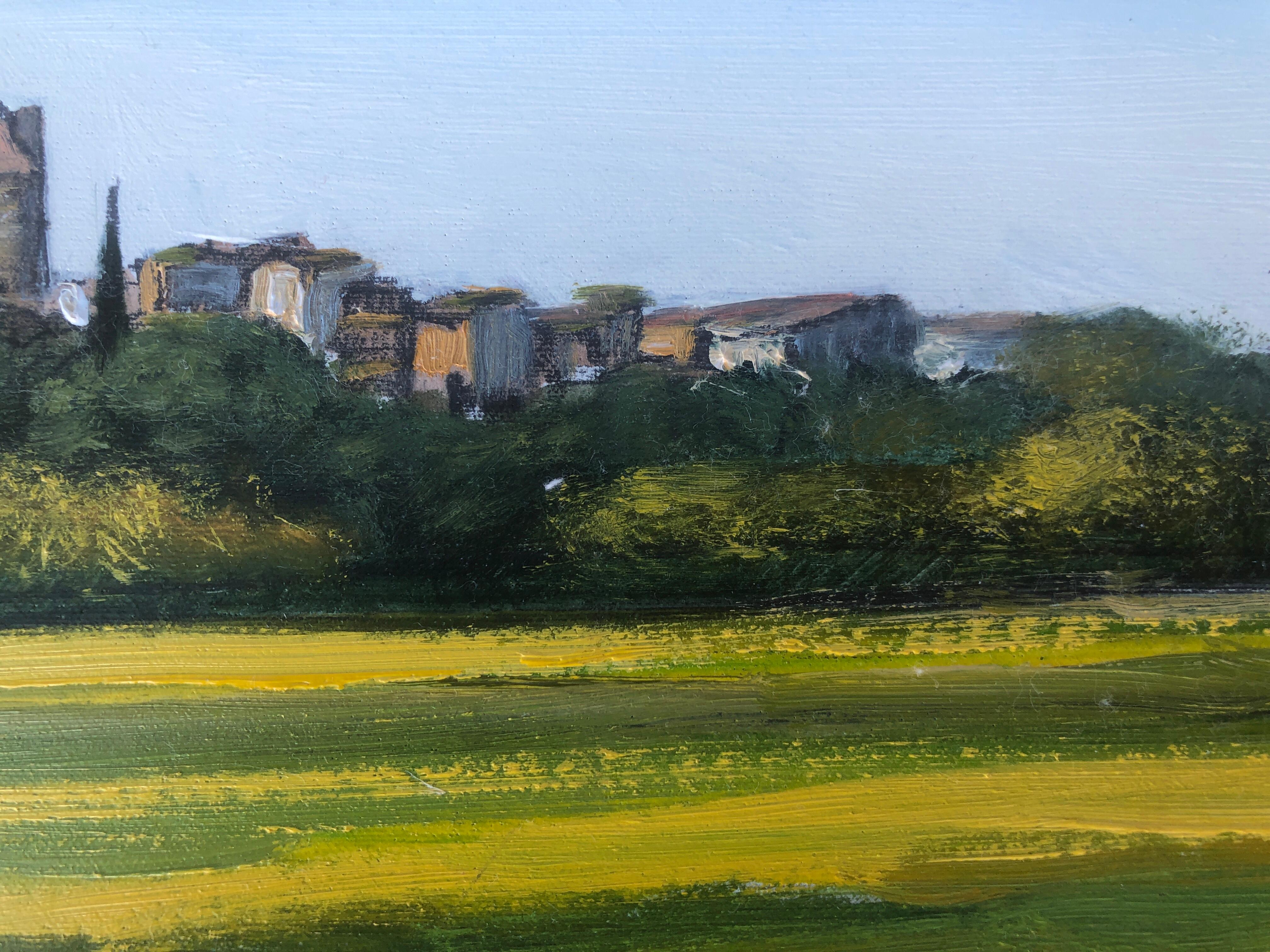 Toni Cassany (1962) - Girasoles del castillo de Emporda - Óleo sobre lienzo
El óleo mide 54x65 cm.
Sin marco.

La pintura de Toni Cassany centra la expresión de su lenguaje en el color: escritura, enraizada en el postimpresionismo, que instala en un