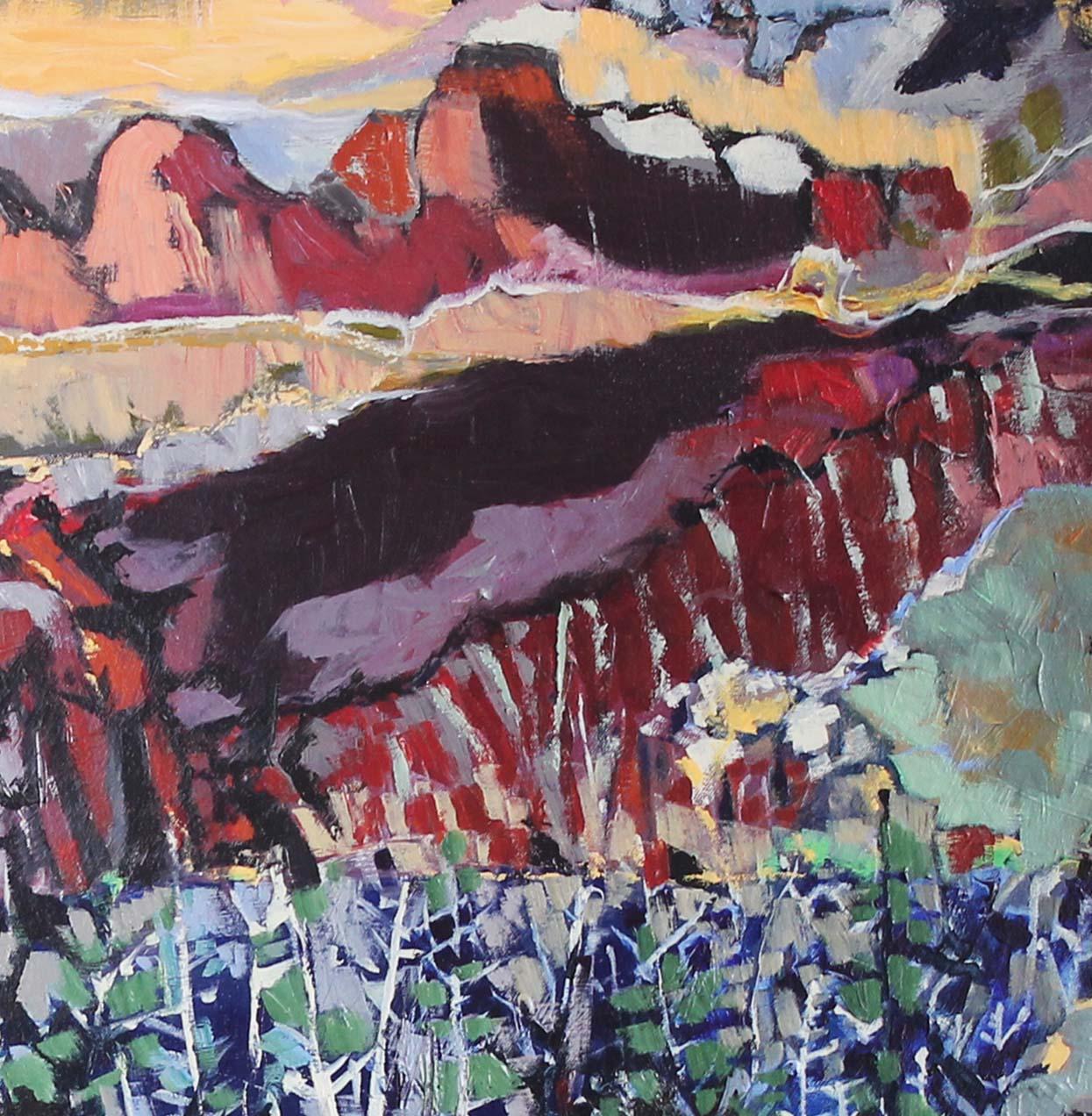Ranch (Abstrakter Expressionismus), Painting, von Toni Doilney