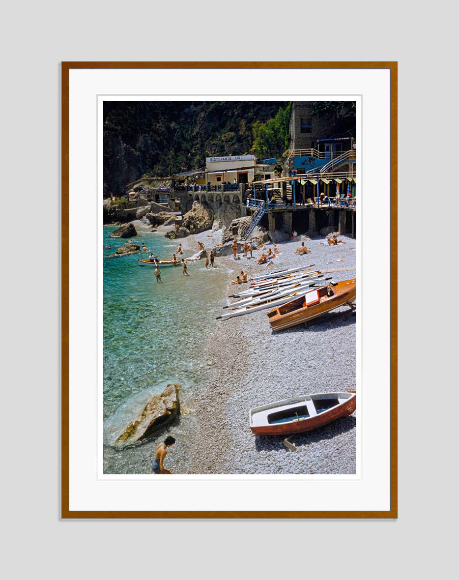 A Beach In Capri 1959 Oversize Limited Signature Stamped Edition  - Photograph by Toni Frissell