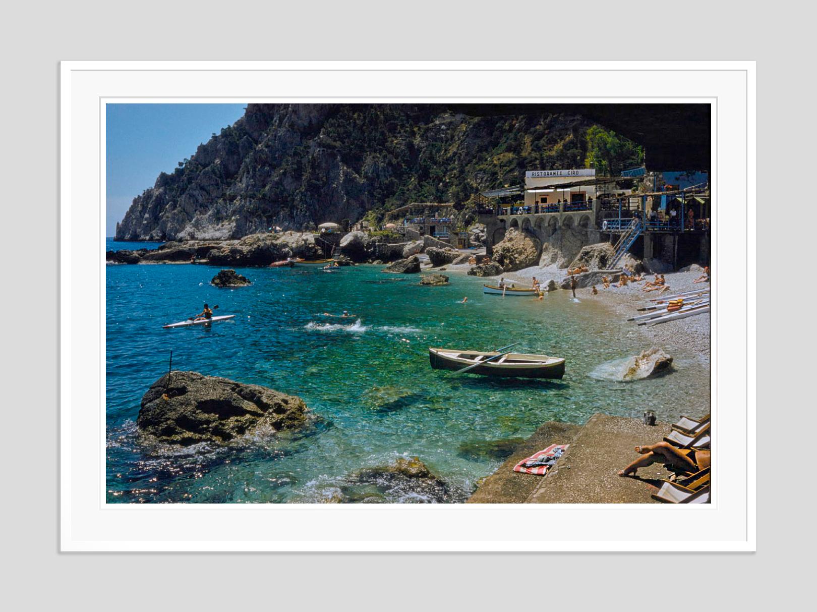 A Beach In Capri 1959 Oversize Limited Signature Stamped Edition  For Sale 2