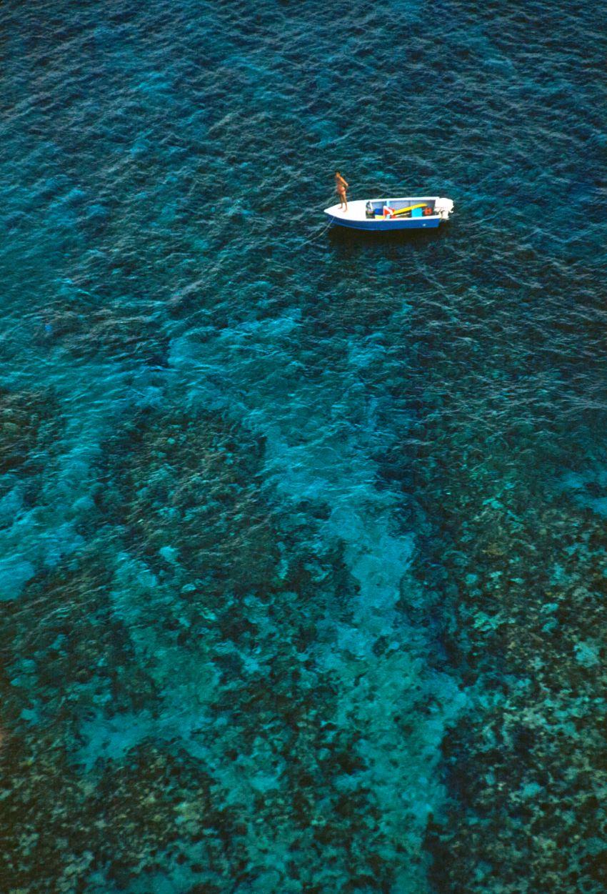 Toni Frissell Color Photograph - A Boat At Nassau 1960 Limited Signature Stamped Edition 