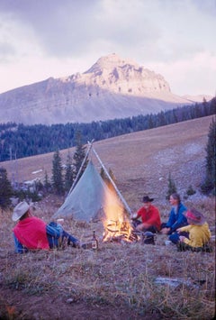 A Campfire On The Trail, 1960, limitierte, gestempelte Auflage