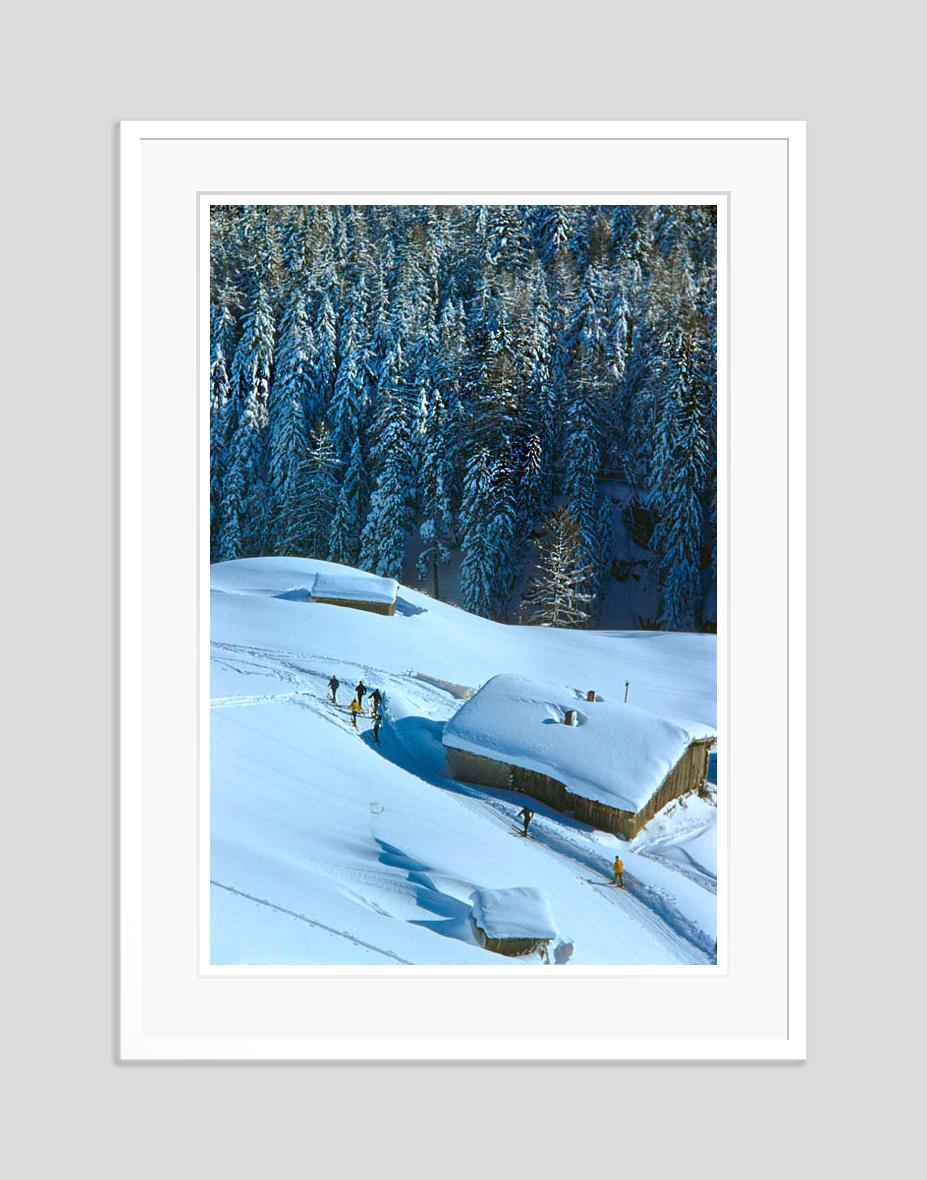 A Chalet In Winter 1955 Limited Signature Stamped Edition  - Modern Photograph by Toni Frissell