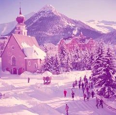 A Church In The Snow 1951, limitierte, gestempelte Auflage 