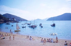 Retro  A Hong Kong Beach 1959 Limited Signature Stamped Edition 