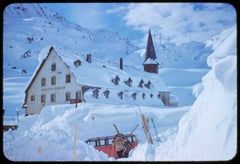 A Hotel In The Mountains, 1955, limitierte, gestempelte Auflage 