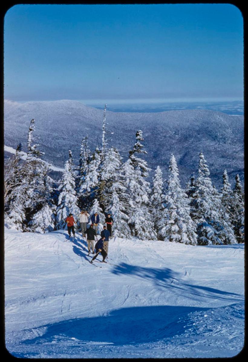 Toni Frissell Color Photograph - A Mountain View 1955 Oversize Limited Signature Stamped Edition 