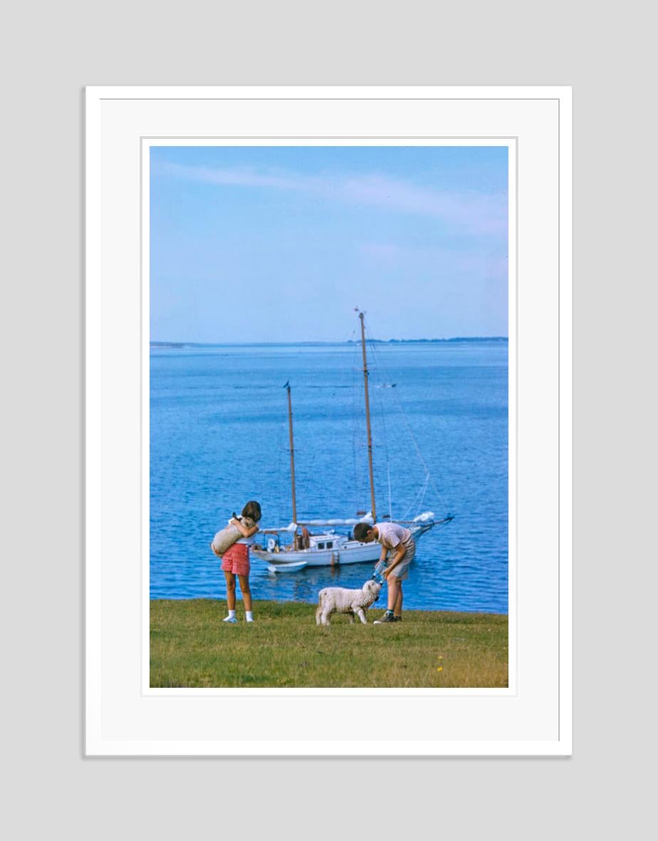 A Summer Yachting Trip 1958 Limited Signature Stamped Edition  - Modern Photograph by Toni Frissell