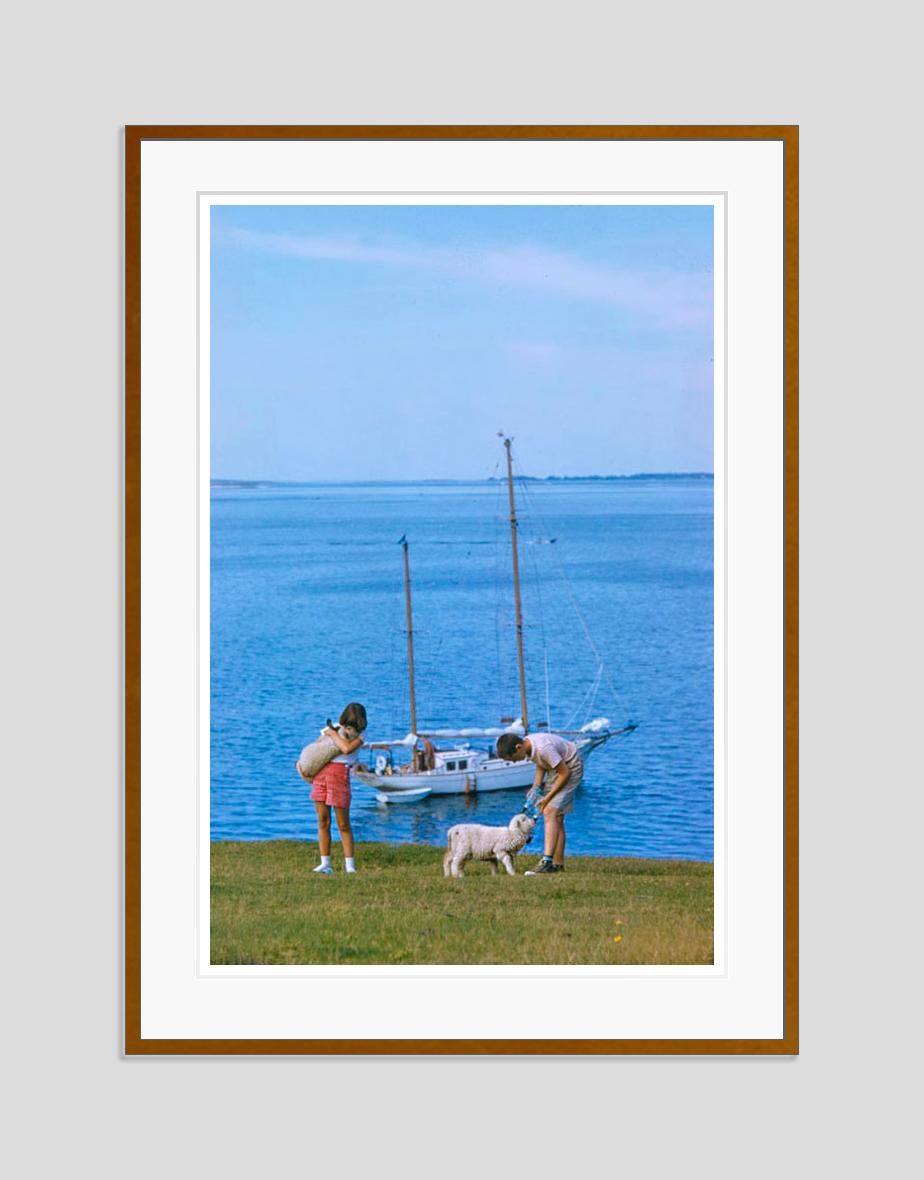 A Summer Yachting Trip 1958 Oversize Limited Signature Stamped Edition  - Photograph by Toni Frissell