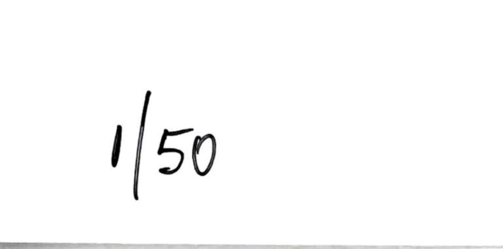 Un giovane sciatore 1955 Edizione limitata con timbro della firma in vendita 1