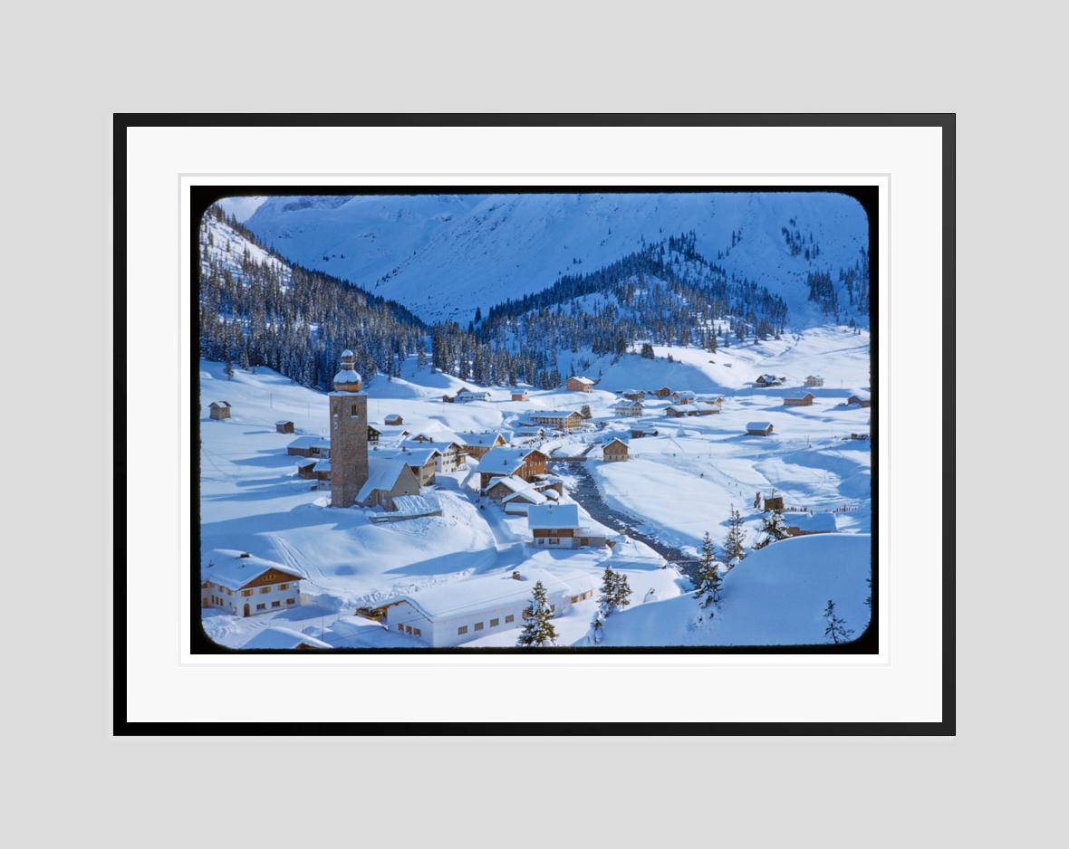 Eine Alpenlandschaft im Winter
1955

Der Skiort St. Anton, Österreich, 1955.
von Toni Frissell

 20 x 30