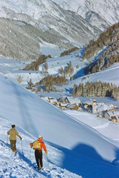 Toni Frissell: Ein Alpine Valley, 1955, limitierte Signatur, gestempelte Auflage 