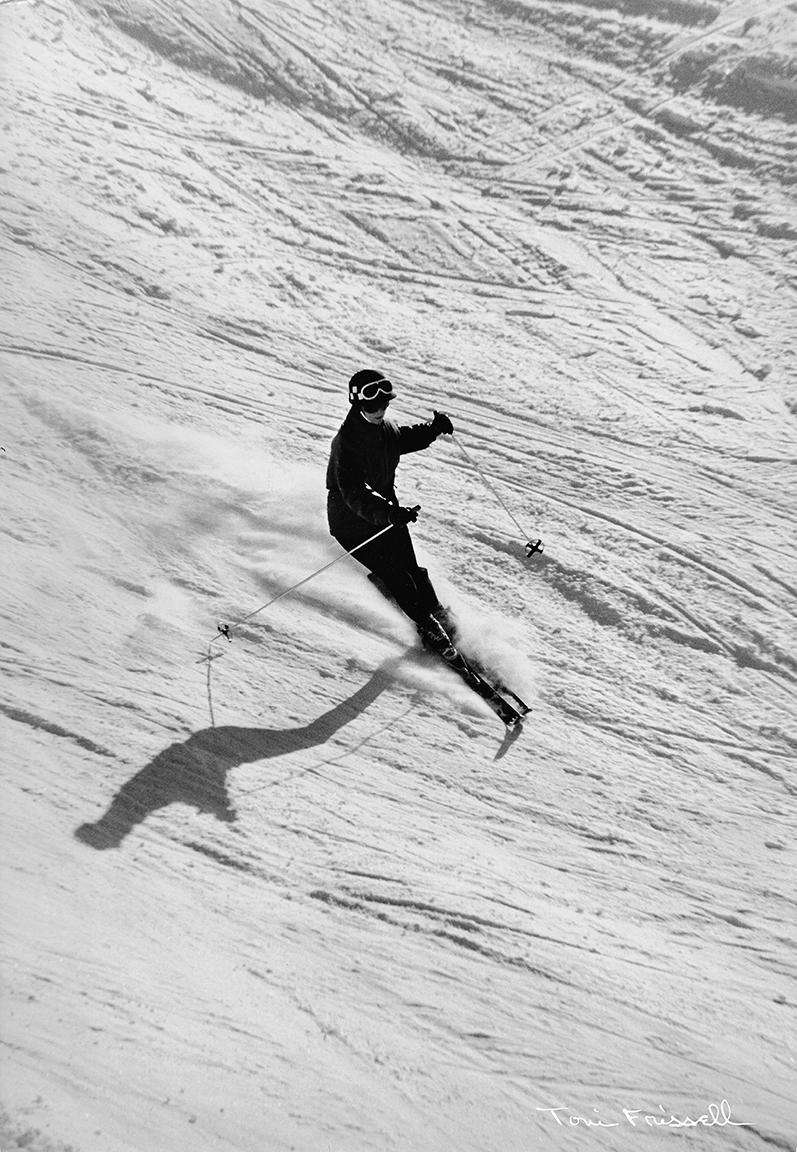 Toni Frissell Black and White Photograph - Ann Taylor, Vail, Colorado