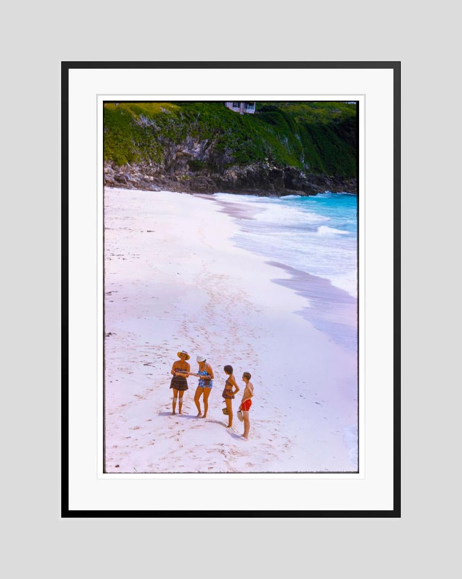 Beachgoers In Bermuda 1960 Toni Frissell Limited Signature Stamped Edition  For Sale 3