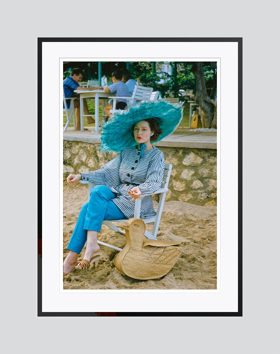 Beachwear 1957 Oversize Limited Signature Stamped Edition - Photograph by Toni Frissell