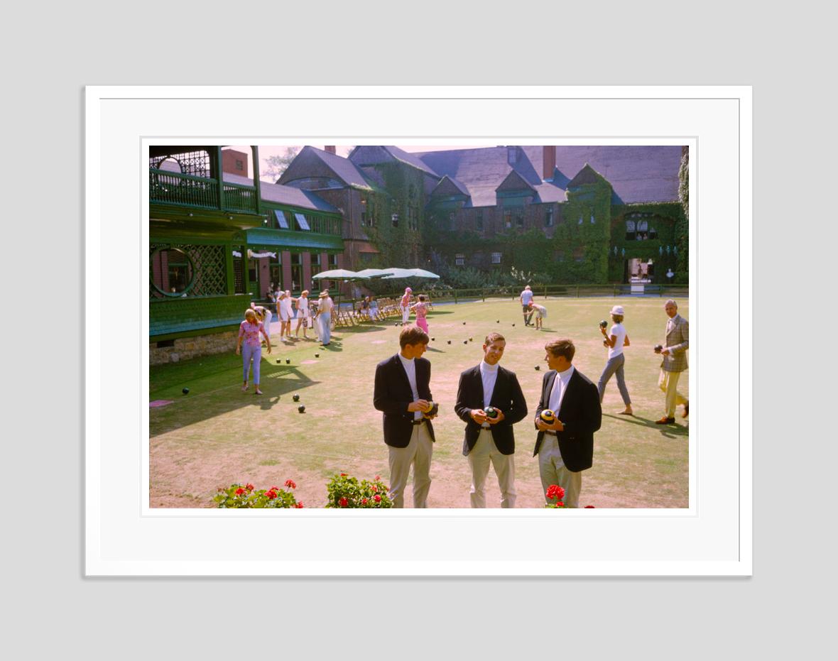 Bowling Club 1966 Limited Signature Stamped Edition  - Modern Photograph by Toni Frissell