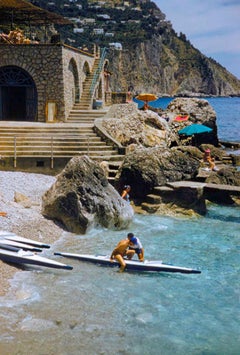 Canoeing In Capri, 1959, limitierte, gestempelte Auflage 