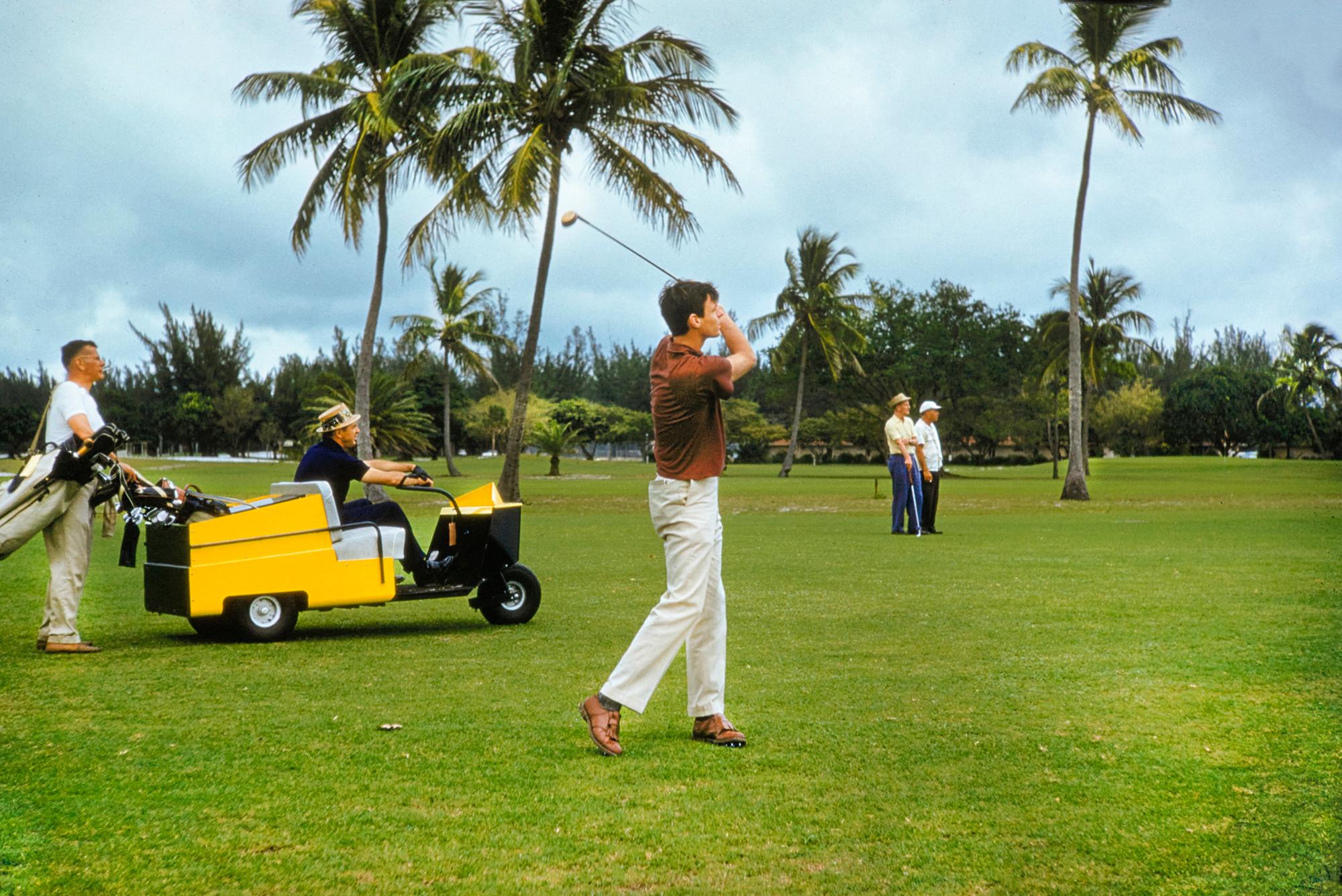 Toni Frissell Figurative Photograph - Distinguished Palm Beach Golfers 1959 Limited Signature Stamped Edition