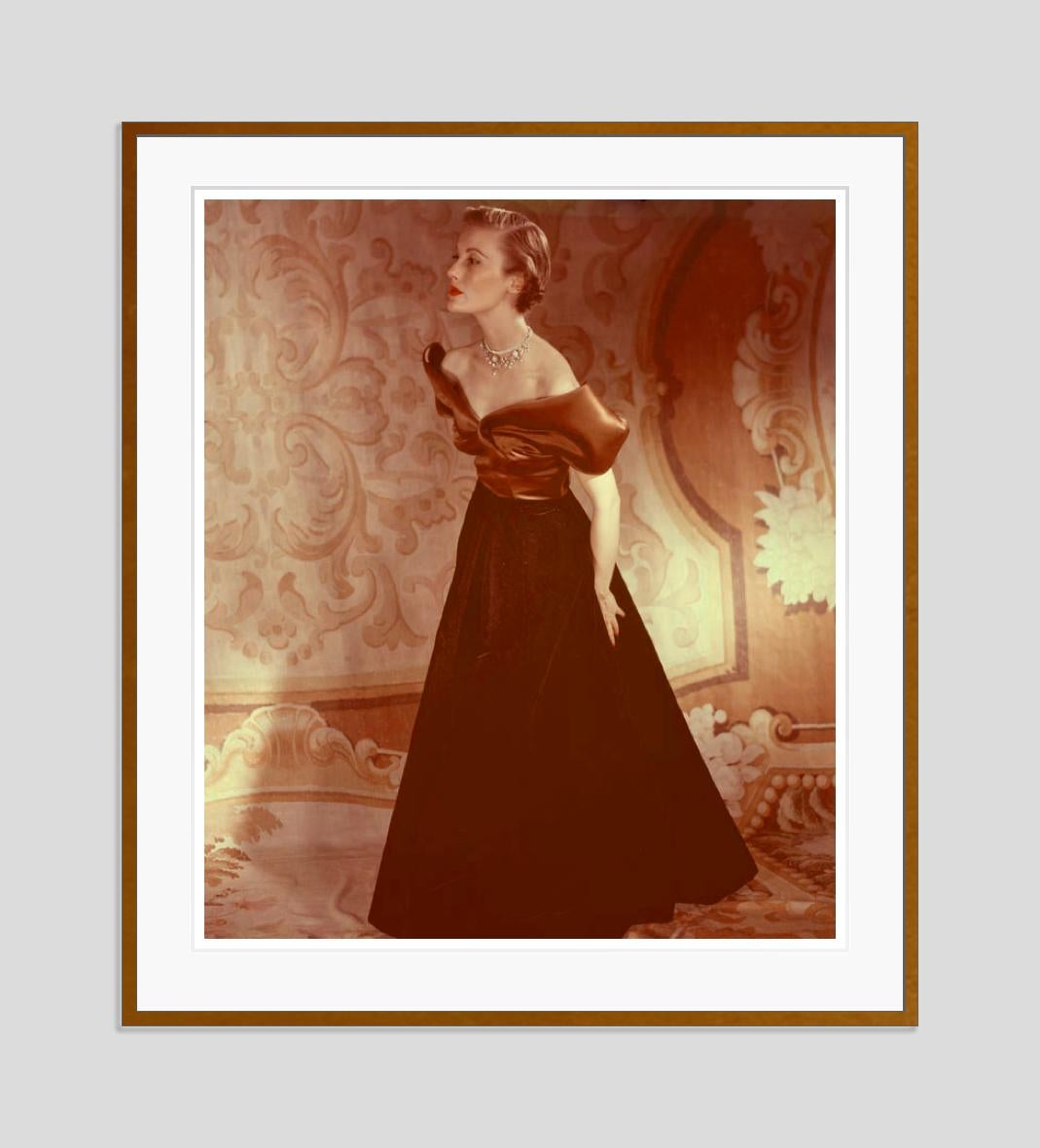 Evening Gown 1948 Limited Signature Stamped Edition  - Photograph by Toni Frissell